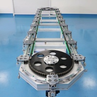 Rails linéaires en acier robuste pour convoyeurs, engrenages de moteur, lignes d'assemblage industrielles réglables, Qingong T28 Precision