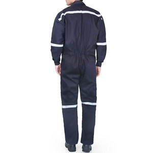 Combinaison de protection de sécurité avec logo personnalisé, manches longues, haute visibilité, réfléchissante, 100% polyester, taille plus, tenue de travail pour hommes - Product Image 4