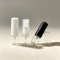 Botol Parfum Kaca Kosong 1ml untuk Sampel, Isi Ulang dari Bawah, Ukuran Mini untuk Perjalanan, Dilengkapi Tutup