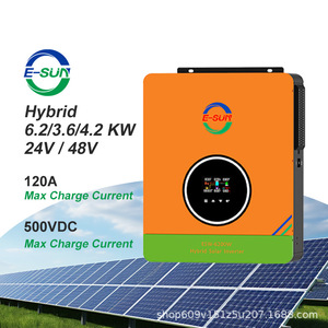 Inversor Solar E-SUN de 6.2KW 24/48V 120A MPPT Híbrido Conectado a la Red - Product Image 3
