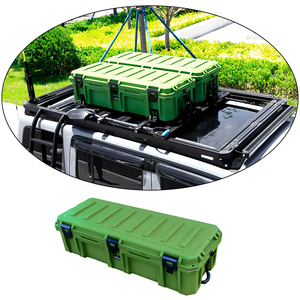 Universal Carbon Steel Car Storage Box Roof Rack Mounted Heavy Duty Tool Box