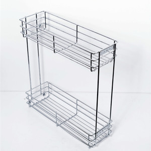 Multi Usage Pull Out Clothes Storage Wire Baskets Drawer Baskets For Pantry Storage