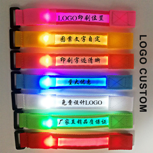 Bracelet Réfléchissant de Course Nocturne Réglable et Rechargeable pour la Sécurité en Marche, Cyclisme et Activités de Plein Air, Étanchéité IP55 - Product Image 3