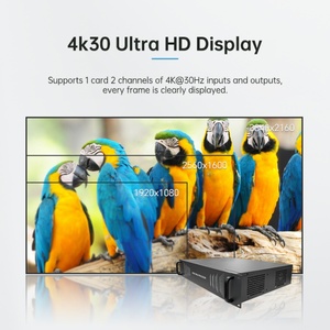 ตัวควบคุมจอแสดงผลแบบหลายหน้าจอ 2x6 โมดูลาร์ 4K Ultra HD โปรเซสเซอร์วิดีโอวอลล์ สำหรับใช้งานกลางแจ้ง/ในร่ม ห้างสรรพสินค้า สนามบิน รับประกัน 1 ปี - Product Image 2