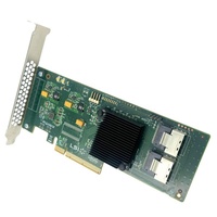 Tarjeta Controladora SAS9201-8I, Interfaz PCIe 2.0 X8, Chip SAS2008 con 8 Puertos Internos, 6Gb/s, 9201-8i