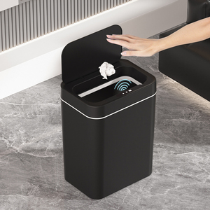 Cubo <span class=keywords><strong>de</strong></span> <span class=keywords><strong>Basura</strong></span> Inteligente Recargable <span class=keywords><strong>de</strong></span> Alta Calidad <span class=keywords><strong>de</strong></span> 16L con Sensor y Batería AA para Interiores, Exteriores, Cocina y Baño - Product Image 4