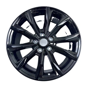 Rines Híbridos <span class=keywords><strong>de</strong></span> Aleación <span class=keywords><strong>de</strong></span> <span class=keywords><strong>Aluminio</strong></span> Forjado <span class=keywords><strong>de</strong></span> 18 Pulgadas, 5x120 PCD, Multirradio, Acabado Negro - Product Image 1