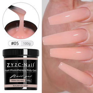 Gel UV/LED para Uñas ZYZC, 100g, Fórmula No Tóxica, 13 Colores Disponibles, para Uso Profesional y DIY - Product Image 4