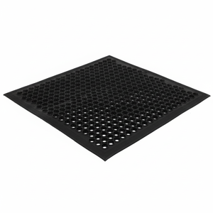 แผ่นยางลาดยางออกแบบระบายน้ำป้องกันความเหนื่อยล้าแผ่นยางหนาสำหรับงานหนักซักได้มีรู-ไม่ลื่นใช้ในอุตสาหกรรม - Product Image 1