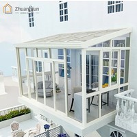 Kits d'enceinte de patio de serre de croissance en aluminium quatre saisons, maison, extérieur, jardin, maison en verre