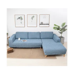 Abdeckung sofa bett für wohnzimmer samt polster stoff premium 7 sitzer l form sofa abdeckung elastische