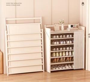 Armoire à chaussures en bois sans installation armoire à chaussures <span class=keywords><strong>pliante</strong></span> étagère à chaussures d'entrée - Product Image 5