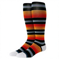 Chaussettes de compression OTC pour hommes et femmes, mi-mollet, grade moyen 15-20 mmHg, multicolores, épaisseur moyenne, ODM