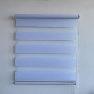 Sunale Easy install zèbre stores jour et nuit pare-soleil tissu transparent Store enrouleur Jour/Nuit '<span class=keywords><strong>blanc</strong></span> - Product Image 6