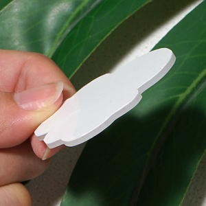 30 pièces de breloques transparentes planes en résine blanche, badge rétractable, cabochon plat, embellissement en <span class=keywords><strong>acrylique</strong></span> pailleté, ruban - Product Image 5