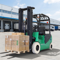 Chariot élévateur électrique à batterie lithium équilibrée 2,5T à grande hauteur de levage pour entrepôt à rayonnages hauts