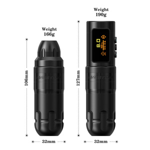 Pluma Inalámbrica Profesional <span class=keywords><strong>Ambition</strong></span> para Tatuar de Cartucho Rotativa con Doble Batería y Doble Rodamiento, Carrera de 3.5 y 3.4mm - Product Image 5