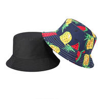 Chapeau de pêcheur réversible en coton double face, casquette de soleil pour la pêche en plein air, le camping, la randonnée, la plage, les vacances d'été, les voyages