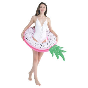Bouée de natation gonflable en PVC pour adultes, écologique, en forme de pitaya - Product Image 1