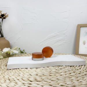 Gran oferta, tarro de vidrio personalizado resistente a los niños con tapa CR, botella plana de Material de grado alimenticio certificado para crema para el cuidado de la piel - Product Image 5