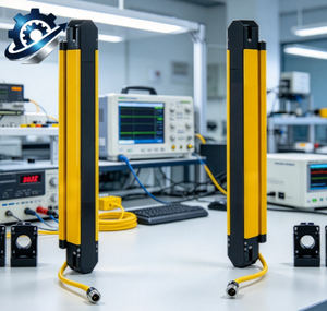 Reliable safety light <b>curtain</b> sensor 630381 PSEN op4S-1-1 infrared beam area guarding - Product Image 5