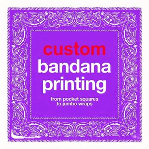 Custom Bandana Made to Order with Your Design Perfect for Business Marketing Events or Personalized <b>Gifts</b> - Product Image 3
