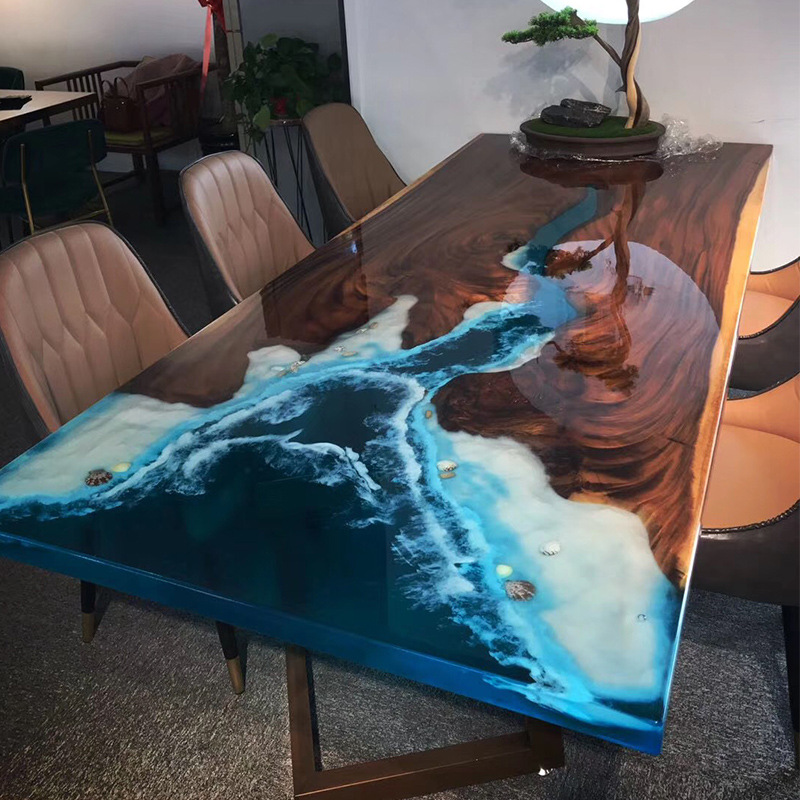 epoxy resin dining table