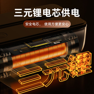 เครื่องทำความร้อนมือแบบแม่เหล็กแบบชาร์จไฟได้ จอแสดงผลดิจิตอล USB ความร้อนเร็วภายใน 3 วินาที การตั้งค่าอุณหภูมิ 4 ระดับ อุปกรณ์ให้ความอบอุ่นแบบพกพาสำหรับทุกเพศ - Product Image 3