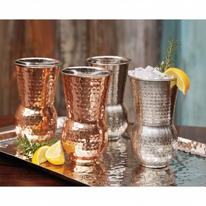 Verre en cuivre pur fait à la main pour le stockage de l'eau et le service aide à purifier l'eau soutient le bien-être et la routine de vie saine - Product Image 1