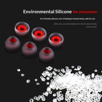 Embouts d'oreille universels en silicone de remplacement pour écouteurs intra-auriculaires Bluetooth (tailles S/M/L)
