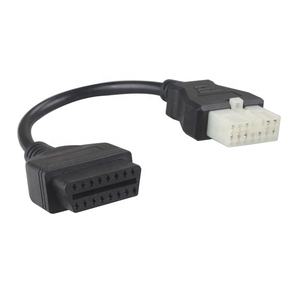 อะแดปเตอร์เชื่อมต่อ12Pin OBD2กับ OBD1ตัวเมียสายวินิจฉัยพร้อมปลั๊ก DC สำหรับมิตซูบิชิ - Product Image 1