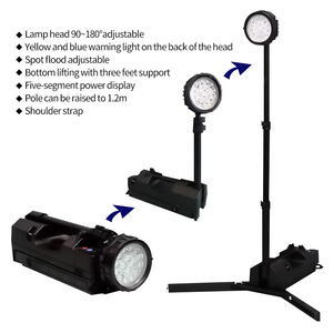 Portable LED Working <b>Light</b> Rechargeable Lifting <b>Light</b> Super Bright Waterproof Dimmable Outdoor Emergency Mobile Lighting - Product Image 3