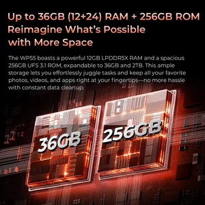 NUEVO Teléfono Inteligente Resistente OUKITEL WP55 Original, 5G, Pantalla FHD+ de 6.6 Pulgadas, 36 GB (12+24) + 256 GB, 11000 mAh, 108 MP, Android 15, NFC - Product Image 4