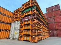 Conteneurs secs de longueur de conteneur de transport maritime de 20ft/40ft de qualité sûre de cargaison sèche de cube élevé Conteneur d'expédition à vendre