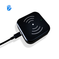 Penjualan Panas Pembaca Penulis Microchip NFC Tipe C USB Pengisi Daya Nirkabel Kontrol Akses 13.56MHz Pengkode Kartu IC Bahan ABS