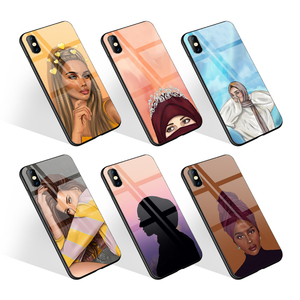 เคสโทรศัพท์ TPU กระจกเทมเปอร์แวววาวพิมพ์ลายเด็กผู้หญิงสำหรับ iPhone <span class=keywords><strong>7</strong></span> 8 XS ฝาหลัง11pro สำหรับ S23 ultra - Product Image 6