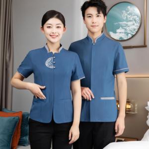 Uniforme Personalizzata 2024 per Personale di Pulizia Alberghiera, Design per la <span class=keywords><strong>Casa</strong></span> - Product Image 5