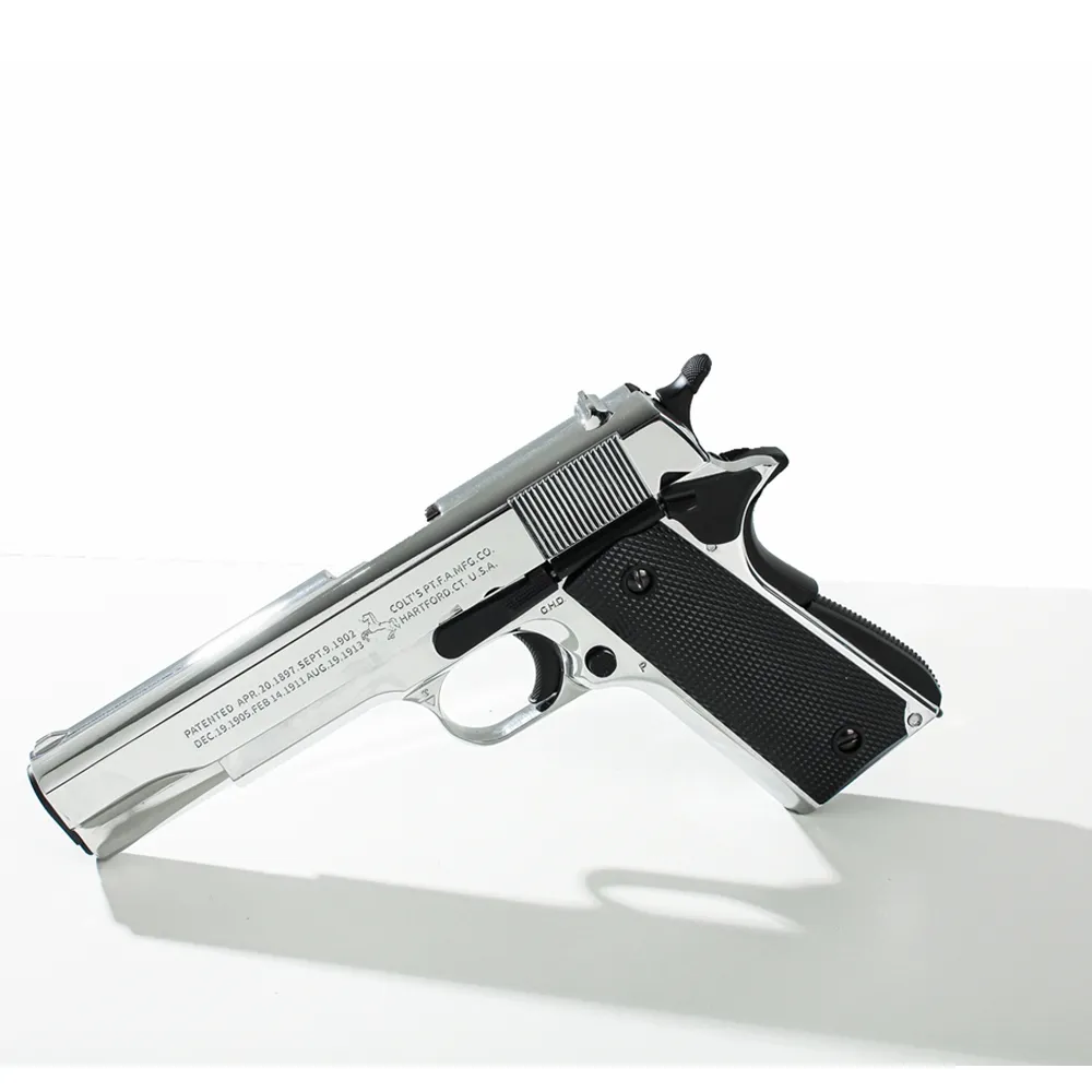 1911 금속 스폰지 안전 소프트 총알 장난감 총