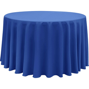 Hot Selling Premium Woven 100% Polyester Fabric 120 Inch Wedding Banquet <b>Tablecloth</b> Waterproof Customizable for Wedding Events - Product Image 3