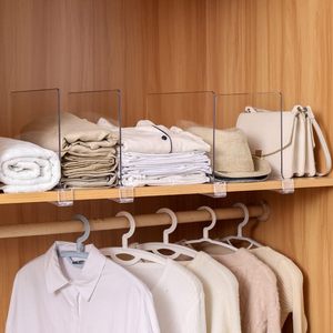 Living Room PET Eco-Friendly <b>Adjustable</b> Storage Separators Clothes Storage Divider Removable Closet <b>Shelf</b> - Product Image 3