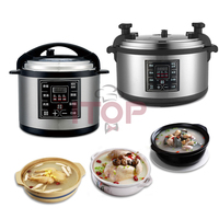 ITOP Offre Spéciale Soupe Pot Ragoût En Aluminium Électrique Autocuiseurs 15/17/26/33/40L Programmable Pression Cuisinière