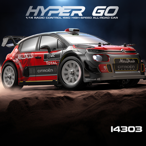 Coche RC Todoterreno MJX Hyper Go MJX14303 2.4G de Alta Velocidad 1/14 con Motor sin Escobillas 4WD, Características de Derrape y Rally, Cable USB para Experto - Product Image 2