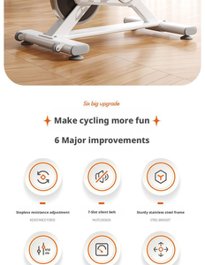 Vélo de spinning intelligent ultra silencieux pour la maison, vélo d'exercice d'intérieur, équipement de fitness pour la perte de poids et l'entraînement corporel - Product Image 6