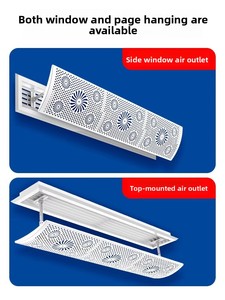 <span class=keywords><strong>Déflecteur</strong></span> <span class=keywords><strong>d</strong></span>'<span class=keywords><strong>air</strong></span> pour <span class=keywords><strong>climatisation</strong></span> centrale, adapté au montage latéral ou au <span class=keywords><strong>plafond</strong></span>, empêche le flux <span class=keywords><strong>d</strong></span>'<span class=keywords><strong>air</strong></span> direct et guide la circulation de l'<span class=keywords><strong>air</strong></span> conditionné pour usage domestique - Product Image 3