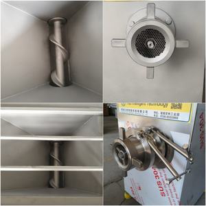 Machine à hacher la viande congelée industrielle automatique, broyeur de blocs de viande congelée, hachoir à saucisses de poisson, équipement de transformation de la viande - Product Image 6