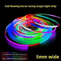 Bande lumineuse LED CobColorful, bande lumineuse RGB à basse tension autocollante, lumière ambiante LED 5V avec contrôle intelligent
