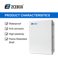 200*100*70mm ABS Kabelverteilerdose Outdoor Klappbare Kunststoff-Elektronikgehäuse Maßgefertigtes Instrument Wasserdichtes IP66 Gehäuse