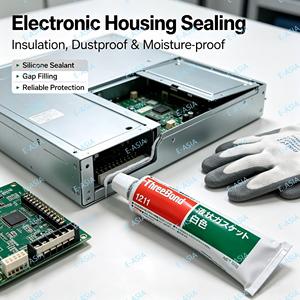 กาวซิลิโคนสีขาวชนิดไม่ใช้น้ำยาละลาย MKX72 ThreeBond 1211 สำหรับงานก่อสร้าง - Product Image 6