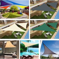 Voile d'ombrage multi-panneaux moderne pour cour, patio, allée extérieure, serre et applications paysagères de jardin zen