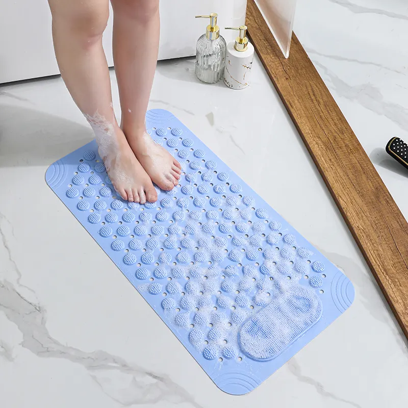 Custom Bathroom Floor Non Slip Mat Anti-slip Baby Bath Mat Silicone Shower Mat